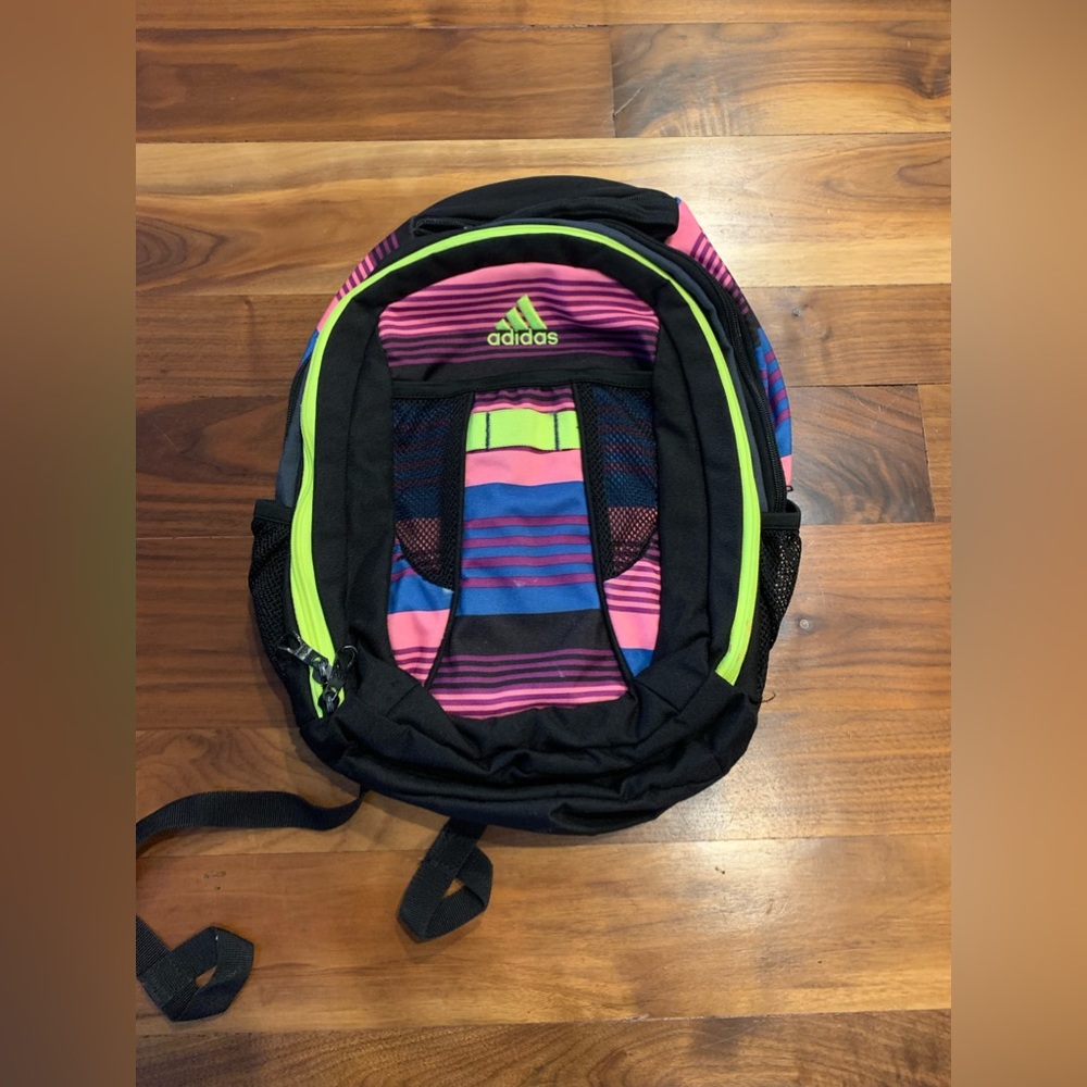 Multi Color Adidas Backpack